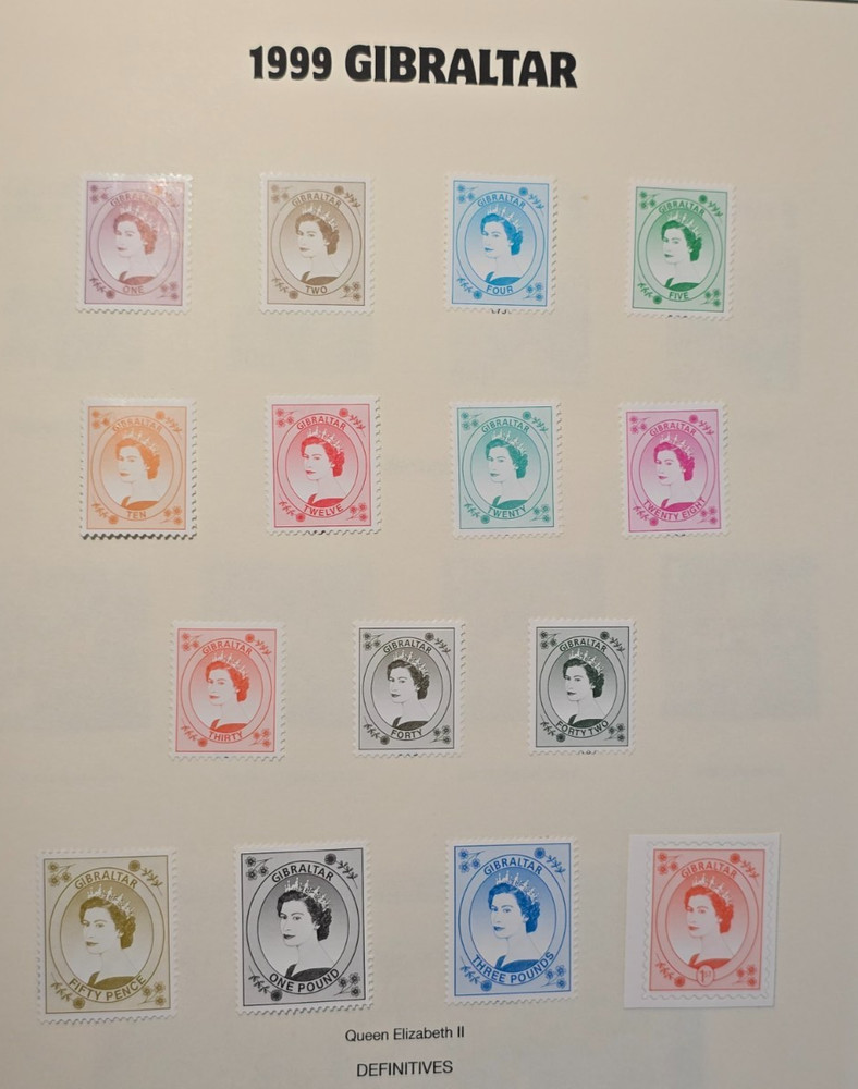 Joystamp: Gibraltar Mint Stamps Collection Lot Year 1999 to 2020