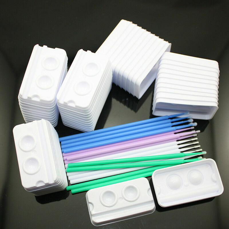 400 Pcs Dental Disposable Micro Brush Material Tooth Applicator Bendable Sticks