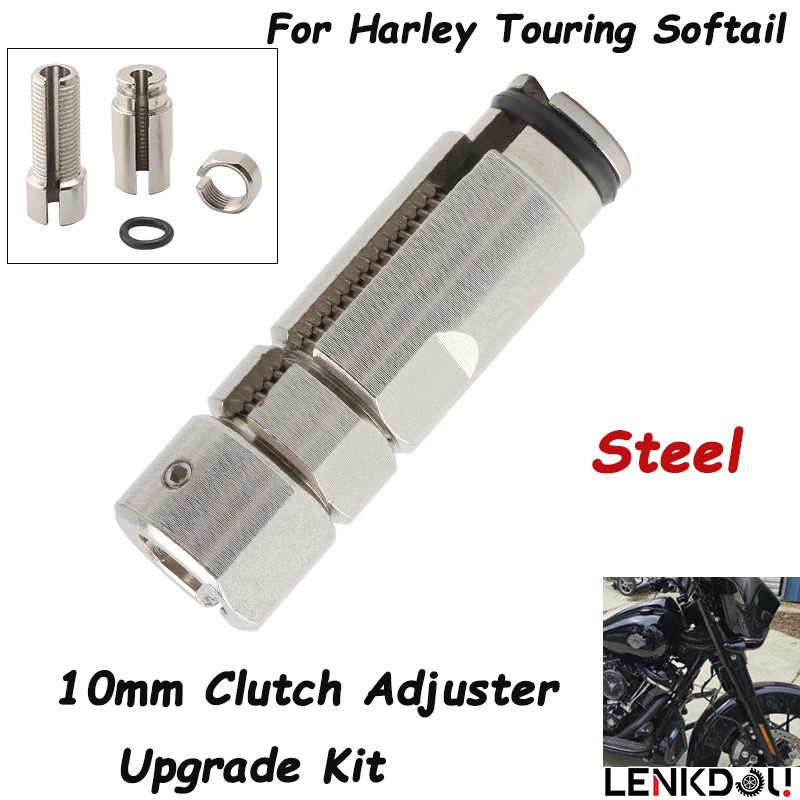 Steel 10mm Clutch Adjuster Upgrade Kit For Harley Softail Touring 2018+
