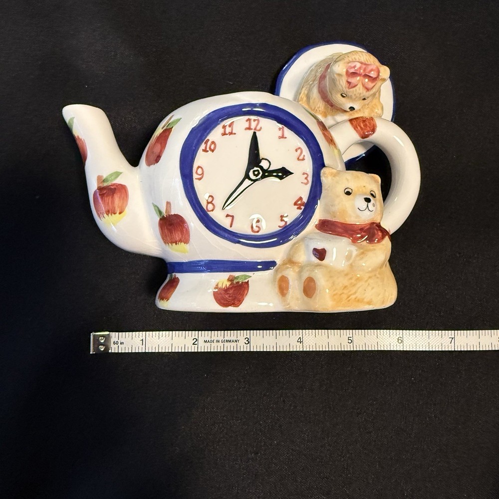 TEA- NEE TEDDY TEA POT COLLECTION: "TEA TIME" TEA POT
