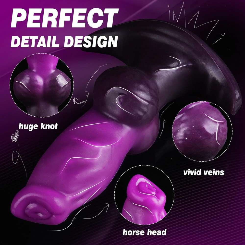 Inflatable Butt Plug Knot Large Buttplug, Huge Anal Inflatable Dildo Silicone We