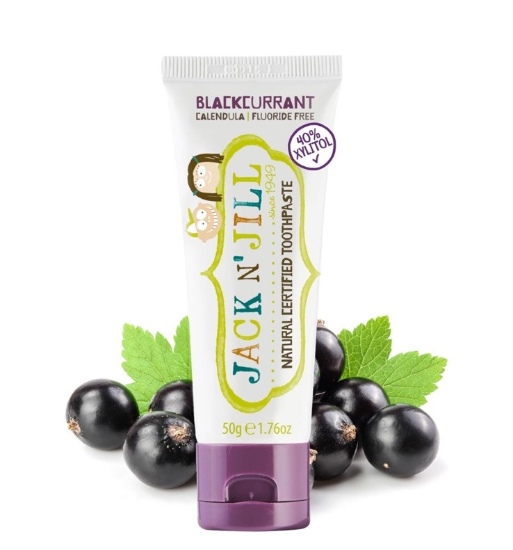 Jack N Jill Natural Calendula Toothpaste Blackcurrant Flavour 50g