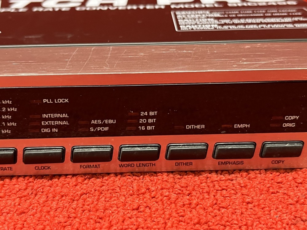 Used Behringer Ultramatch Pro SRC2496 AD/DA Sample Rate Converter Good Condition