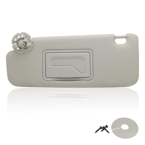 Left Driver Sun Visor Compatible with Chevy Cruze 2011-2019 Sun Left Gray