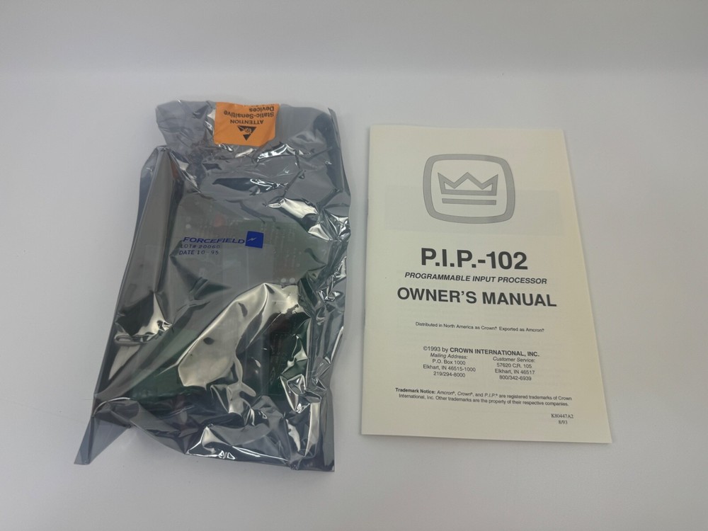 Crown P.I.P.-102 Programmable Input Processor *BRAND NEW OPEN BOX*