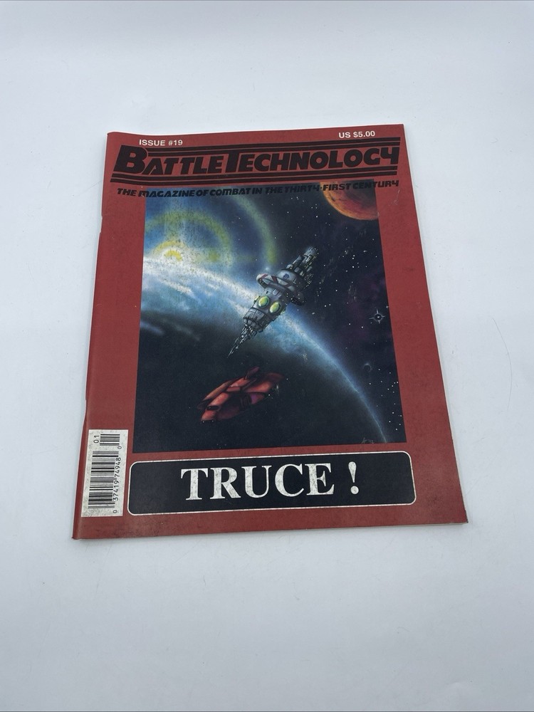 FASA BattleTechnology Mag #19 "Truce!" Magazine