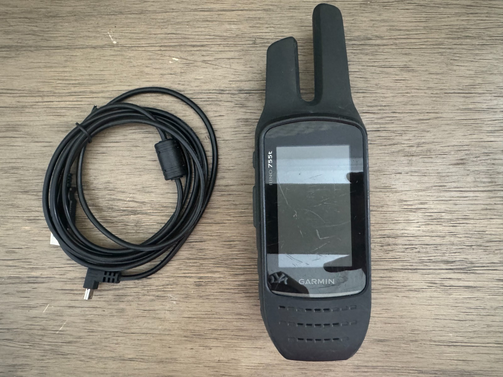 Garmin Rino 755t Two-Way GPS Radio, Camera, Emergency Alert, Hiking, Black