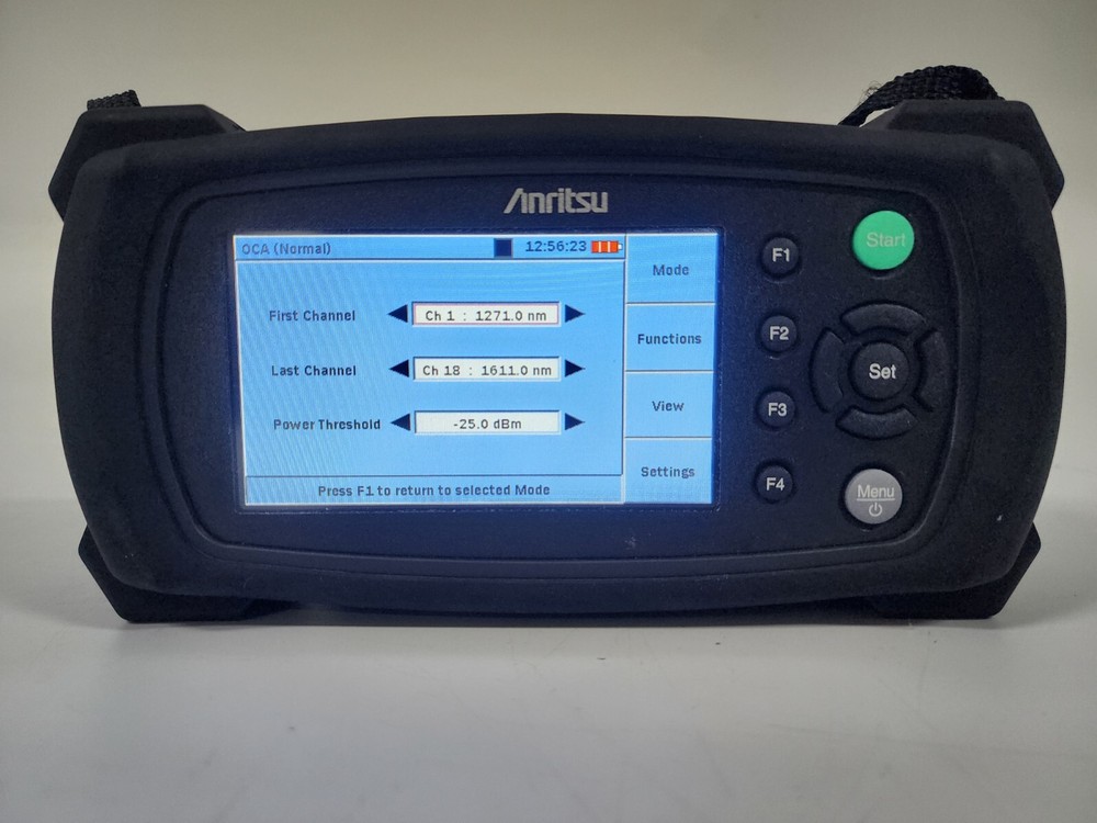 Anritsu MT9090A Network Master, MU909020A Optical Channel Analyzer Module, CWDM
