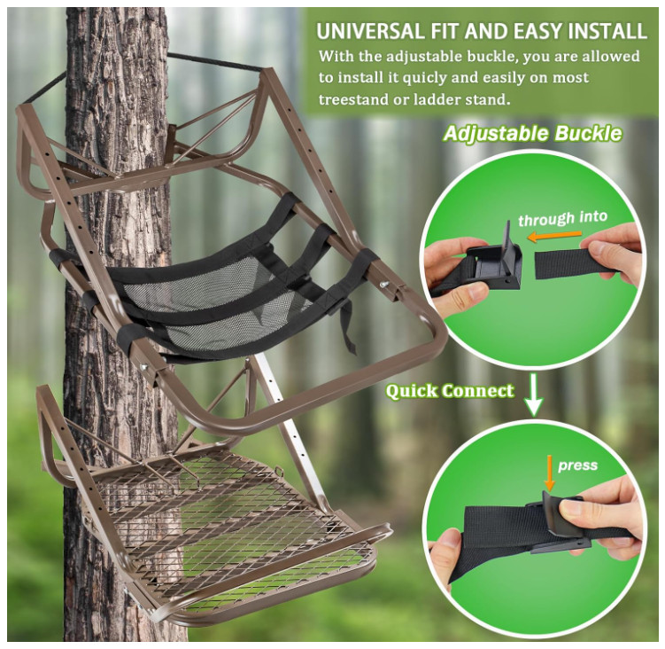 Tree Stand Seat Replacement for Hunting Lightweight Mesh Seat