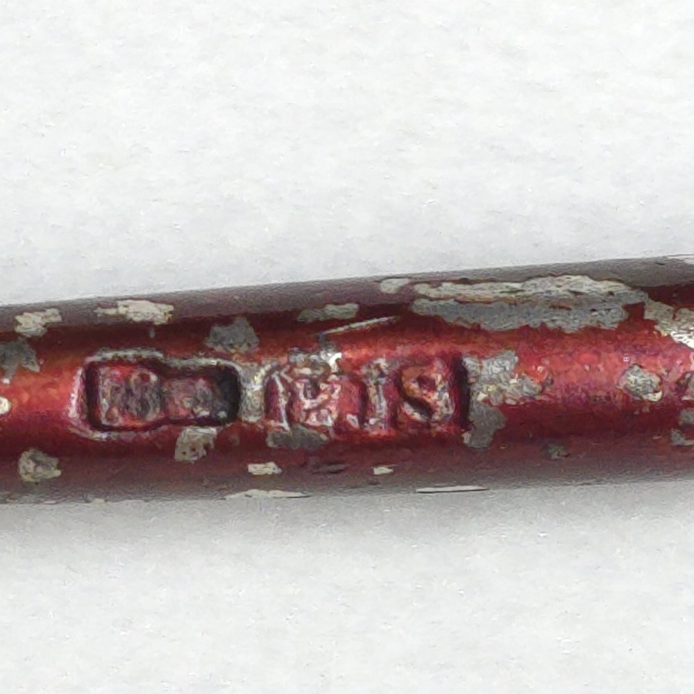 Antique Polychrome Russian Silver Small Spoon