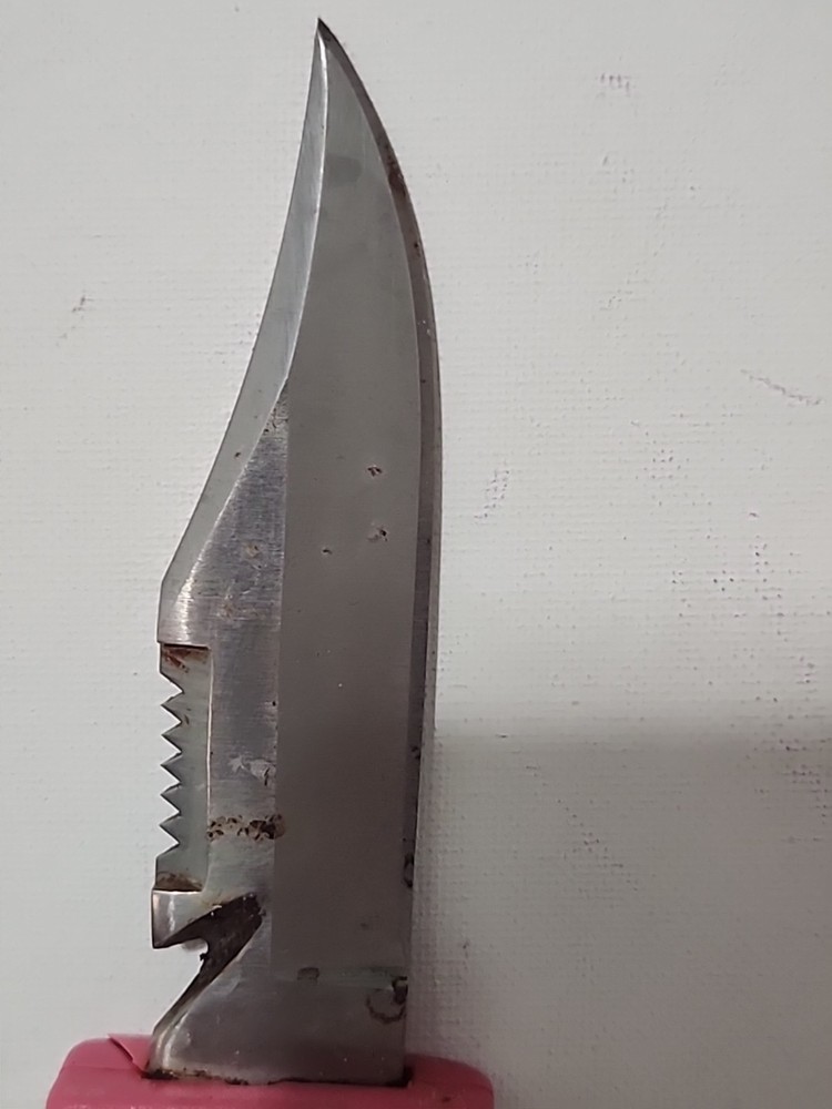 Pink Diving Knife With Sheath