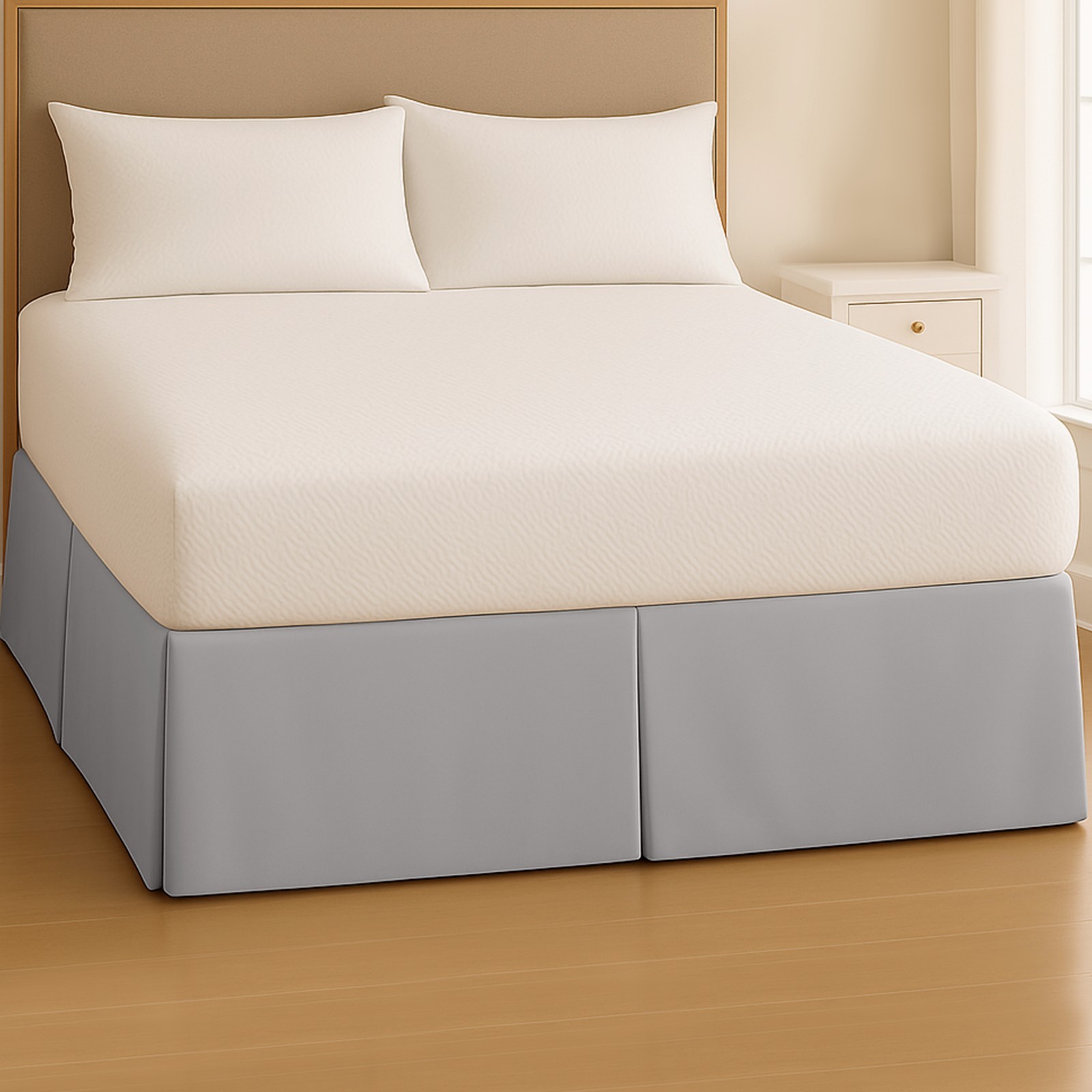 16" Drop Bed Skirt All Sizes Solid Premium Hotel Quality Bed Skirts Wrinkle Free