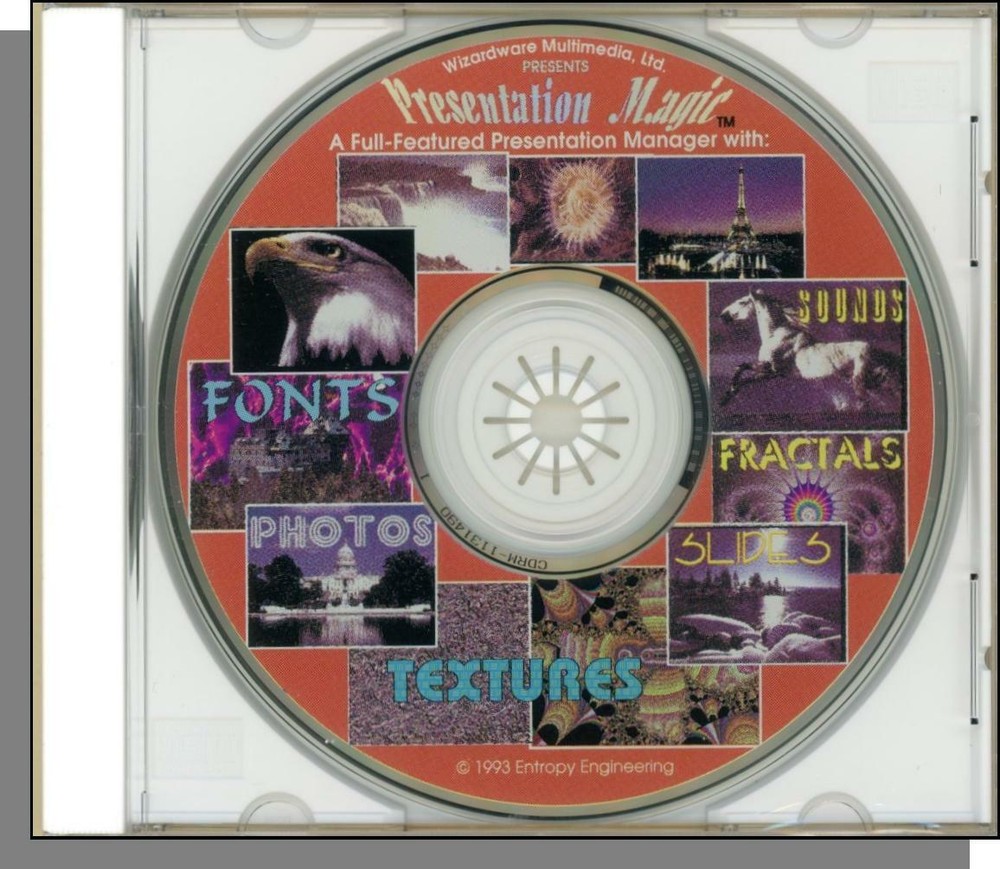 Presentation Magic: Desktop Presentation Manager (1993) - New CD-ROM for PC!