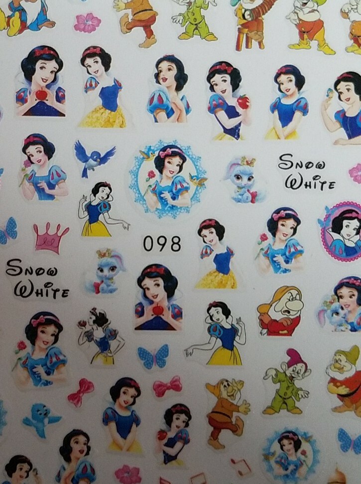 Snow White Nail Stickers