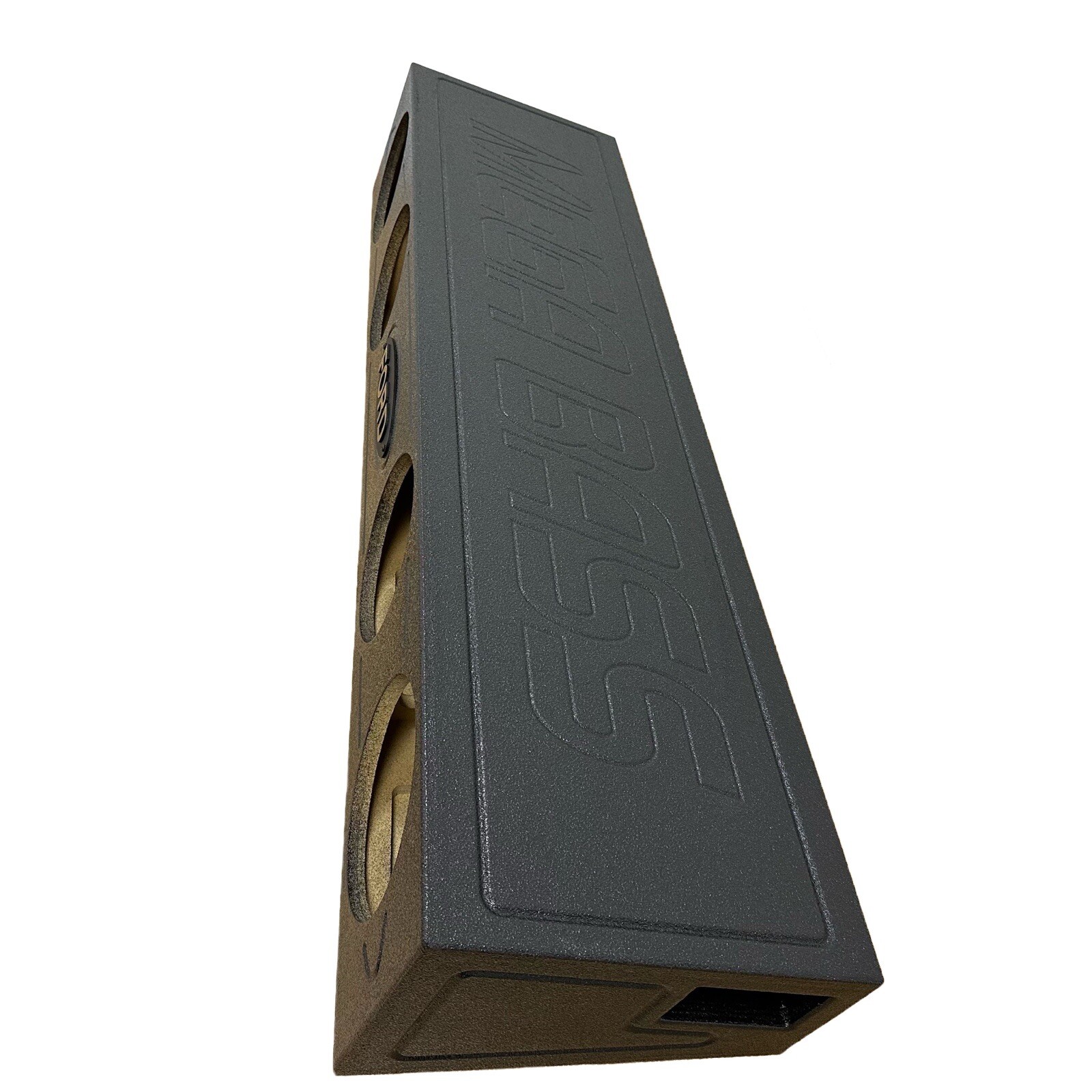 Mega Bass Subwoofer Box Ford F-150 09-23 Crew Cab Ported Fits 4x8” Woofers