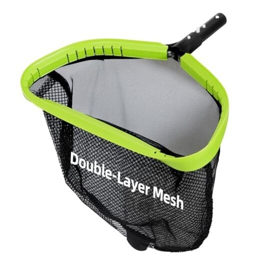 Pool Net,Professional Swimming Pool Leaf 17.5" Double Layer Regular Mesh