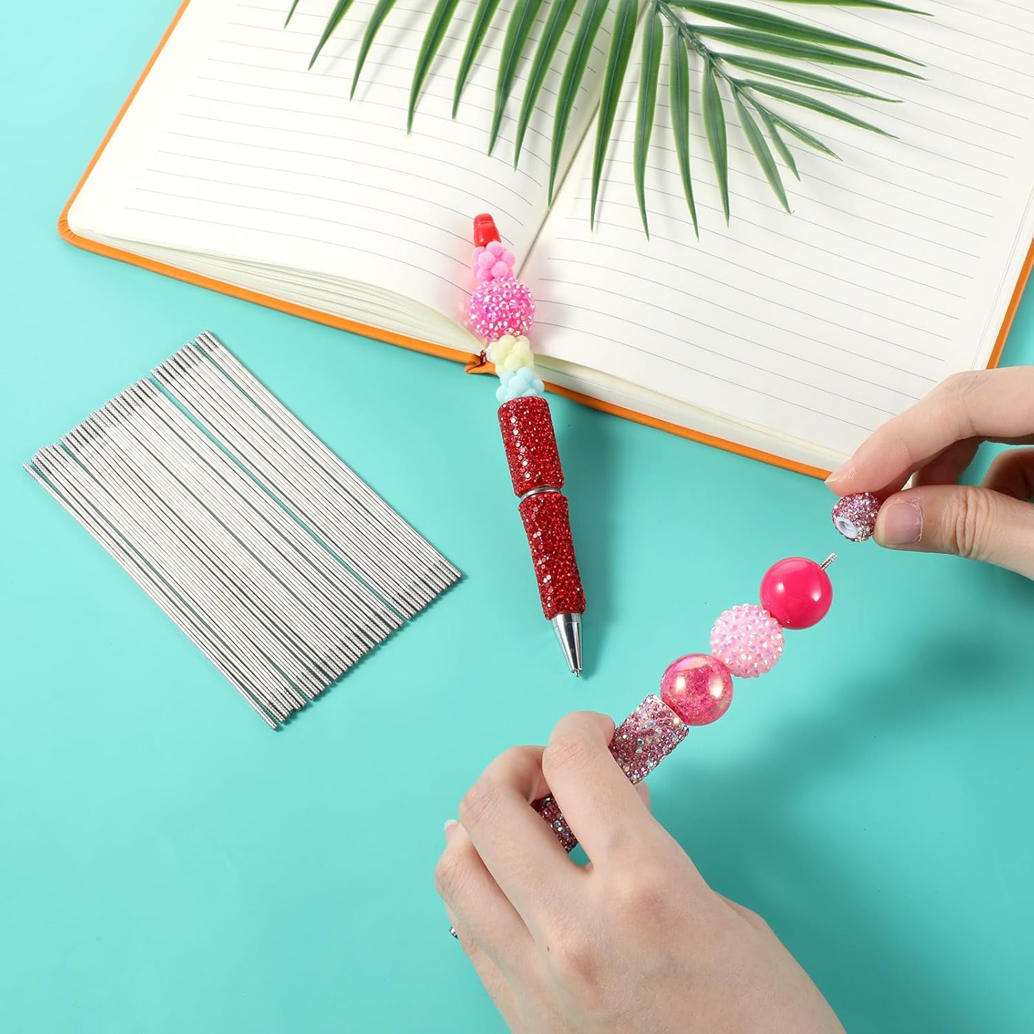 20 Stainless Steel Pen Extenders for Beadable Pens - 4.6 Inches