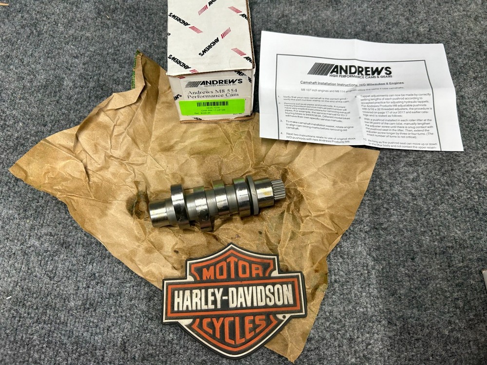 ANDREWS 17+ M8 554 PERFORMANCE CAM