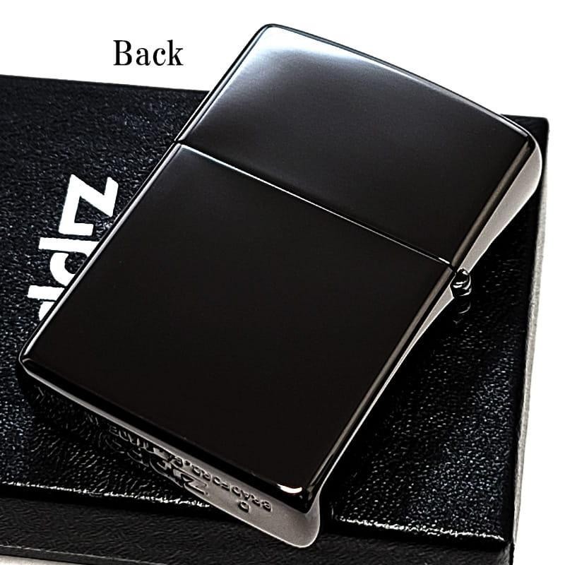 Zippo Wave Dragon Black Silver Etching One Sided Processing Lighter Regular