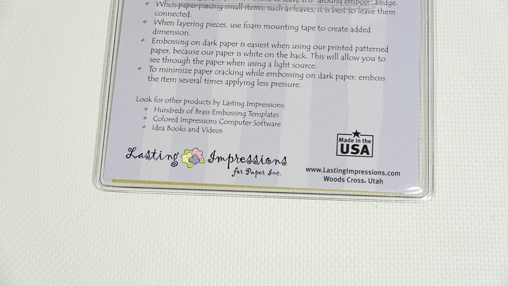 Borders & Edges Lasting Impressions Embossing Stencil 2003