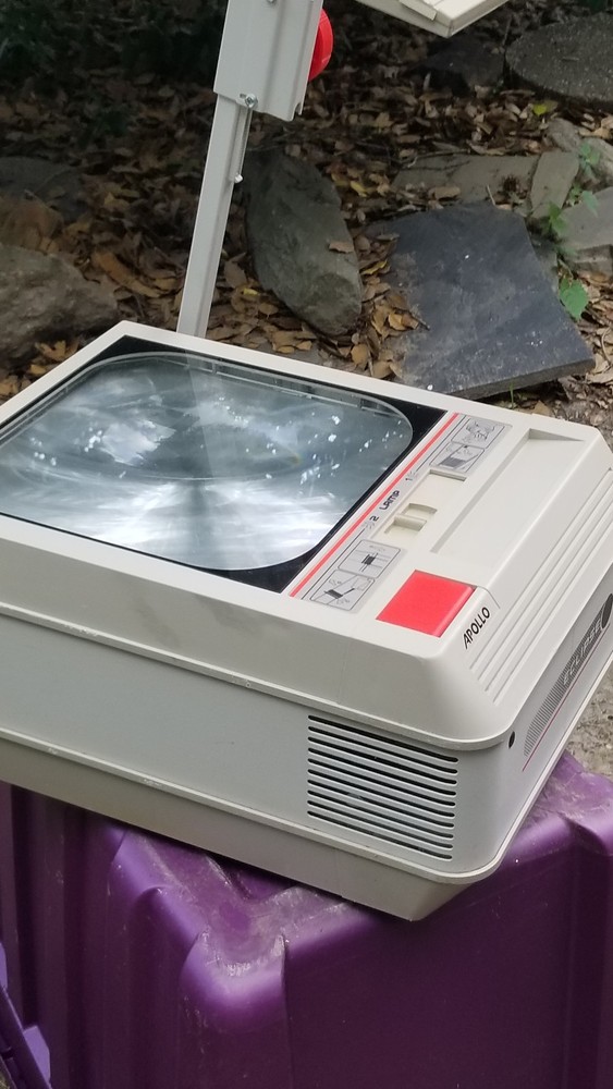 VINTAGE APOLLO ECLIPSE EDUCATIONAL OVERHEAD PROJECTOR SCHOOL ROOM