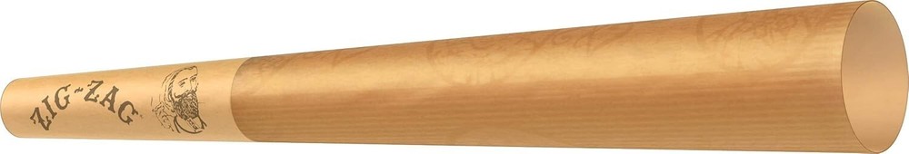 ZIG-ZAG Pre Rolled Cones Unbleached 70mm Size - (12-Pack) 24 Cones Per Pack