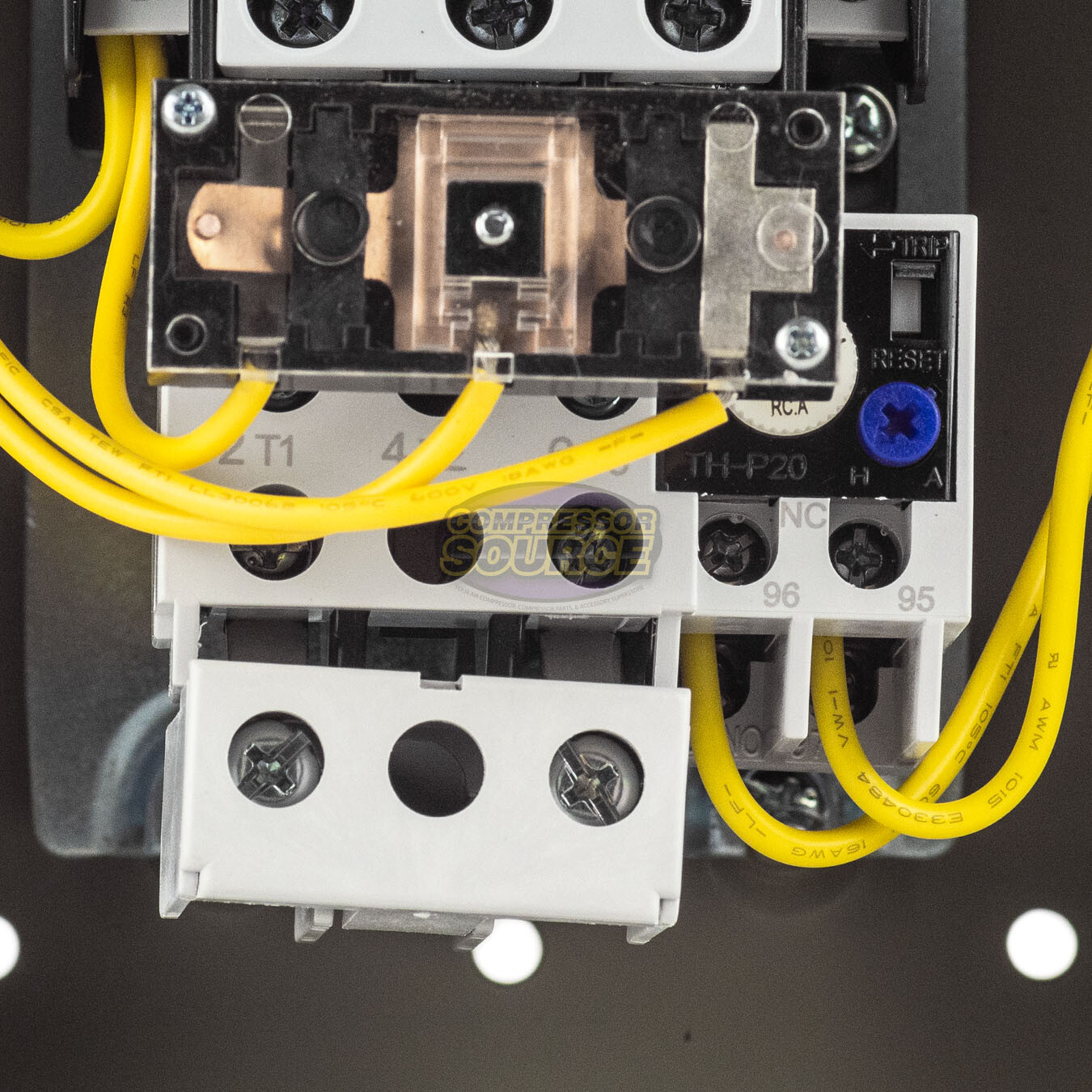 5 HP Single Phase Magnetic Starter Motor Control 220 - 240 Volt Power Buttons