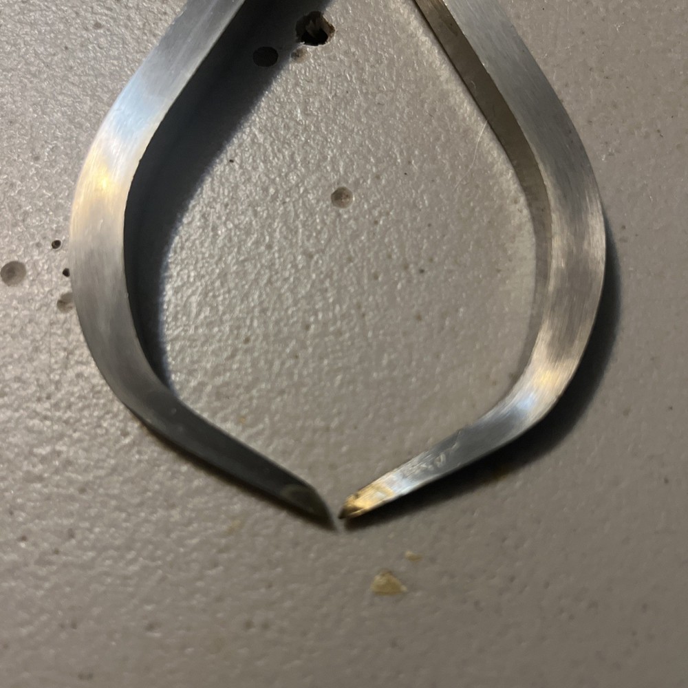 Alvin Spring Type Caliper & Divider 6" Set. Solid Nut ,Flat Legs West Germany