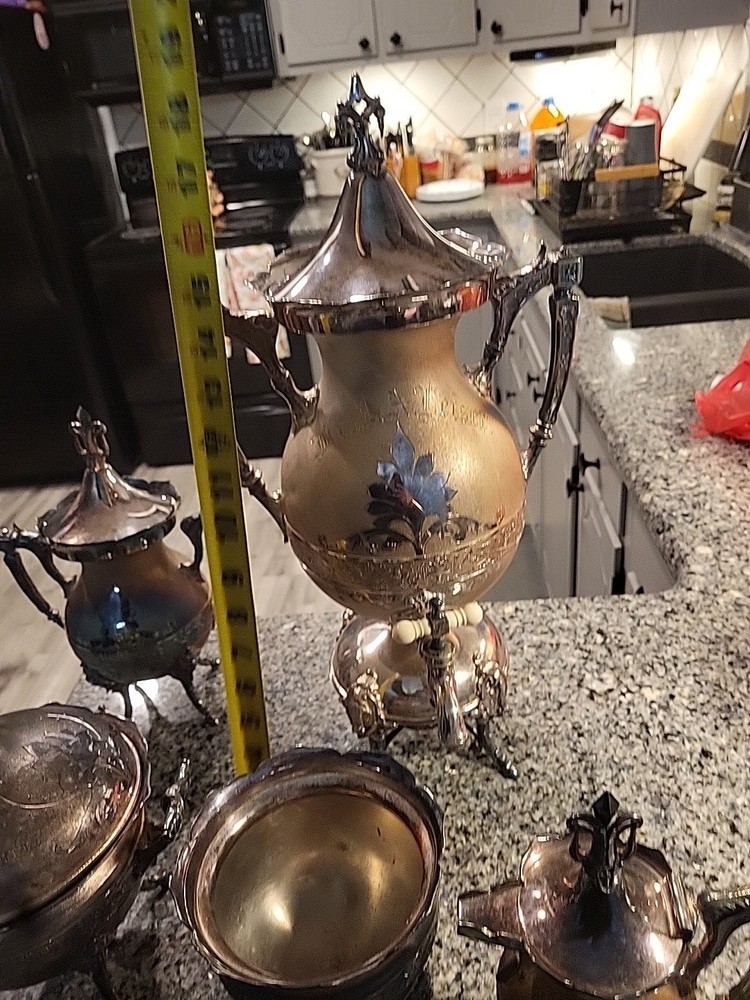Victorian Silver Plated Coffee Set