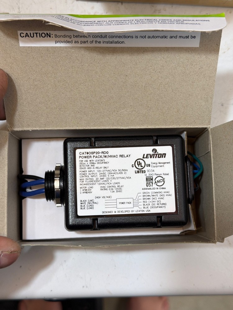 Leviton Occupancy Sensor Power Pack OSP20-RD0