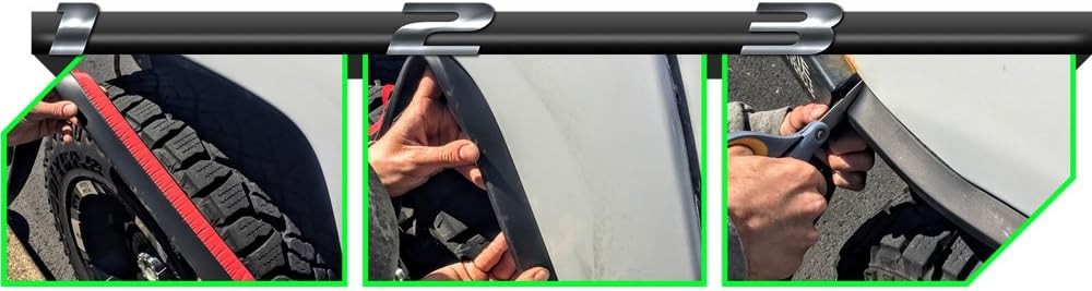 Universal Offroad Foam Fender Flares