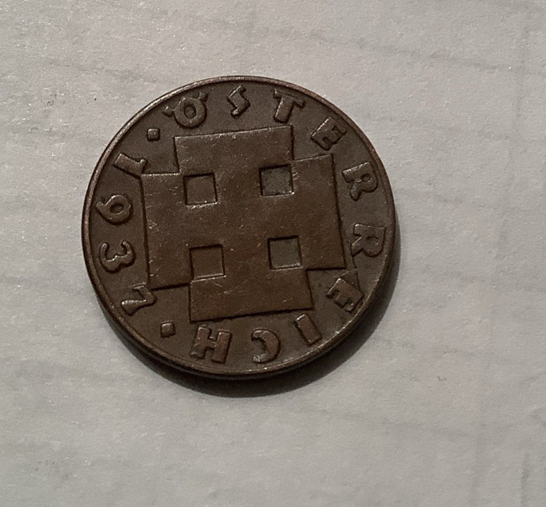 AUSTRIA 2 Groschen 1937 Bronze