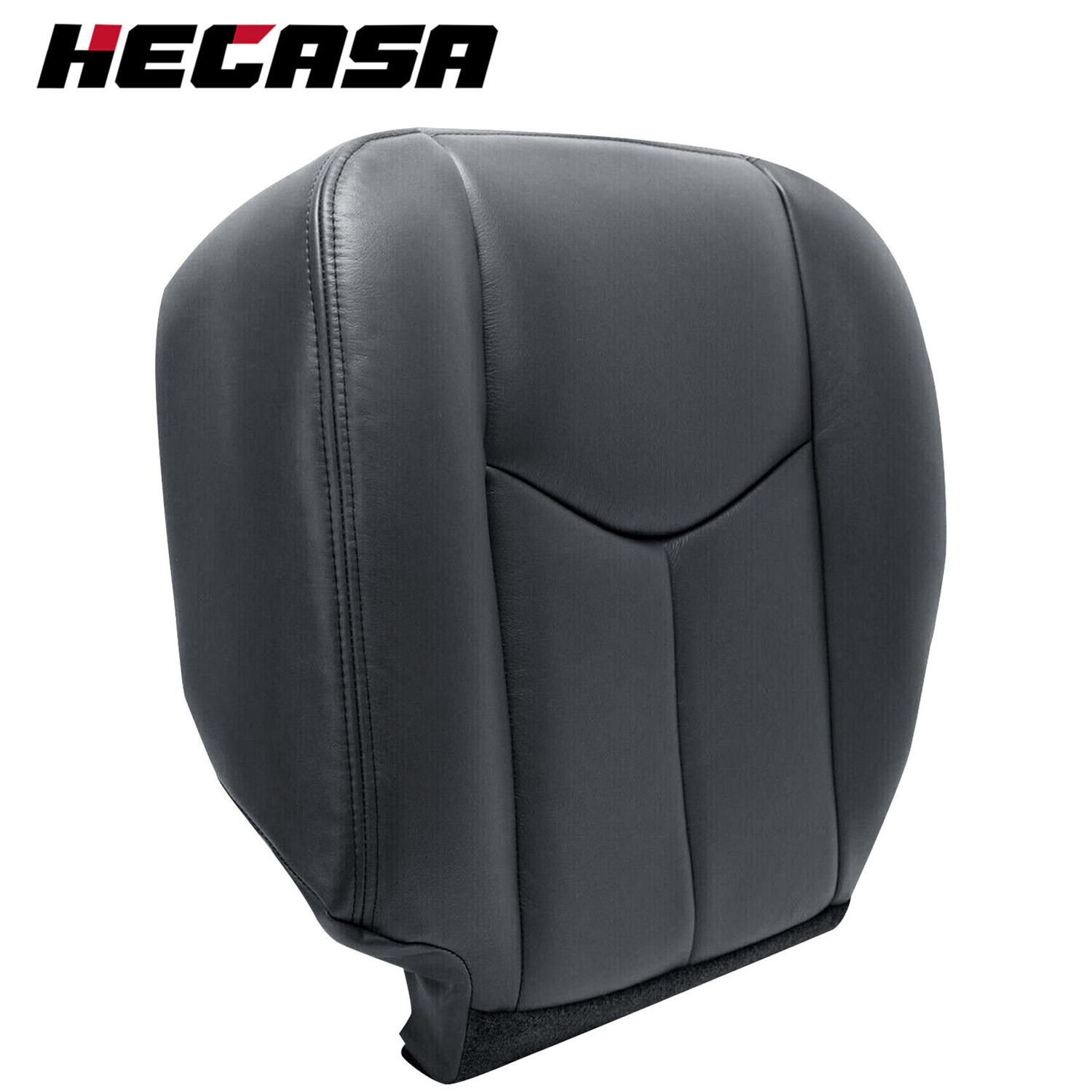 For 2003-2007 Chevy Silverado 1500 2500 HD Driver Bottom Seat Cover Dark Gray