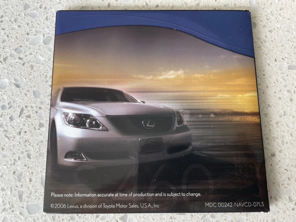 2007 2008 LEXUS LS460 NAVIGATION SYSTEM TUTORIAL INTERACTIVE CD ROM AUDIO CD OEM