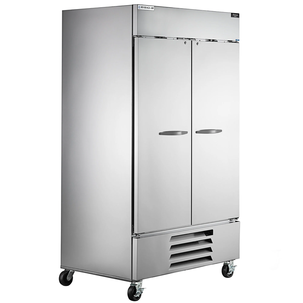 Beverage-Air 47" Two Section Solid Door Reach in Freezer