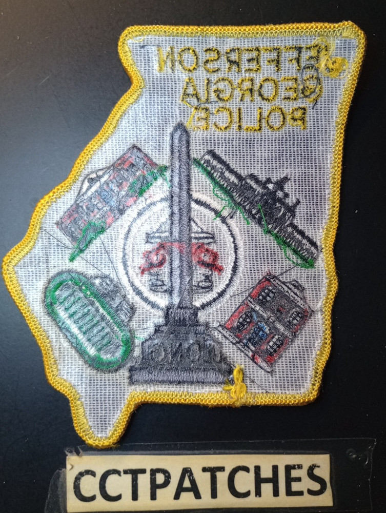 JEFFERSON, GEORGIA POLICE SHOULDER PATCH GA