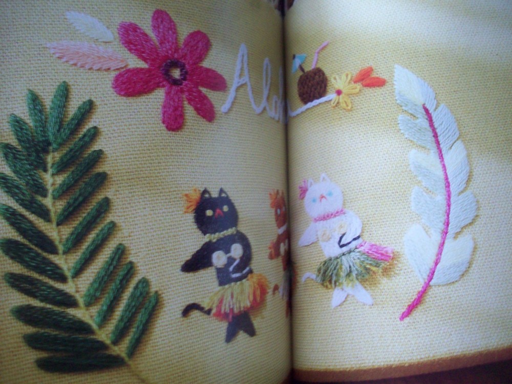 Cat Mania embroidery book patterns & instruction SO CUTE!