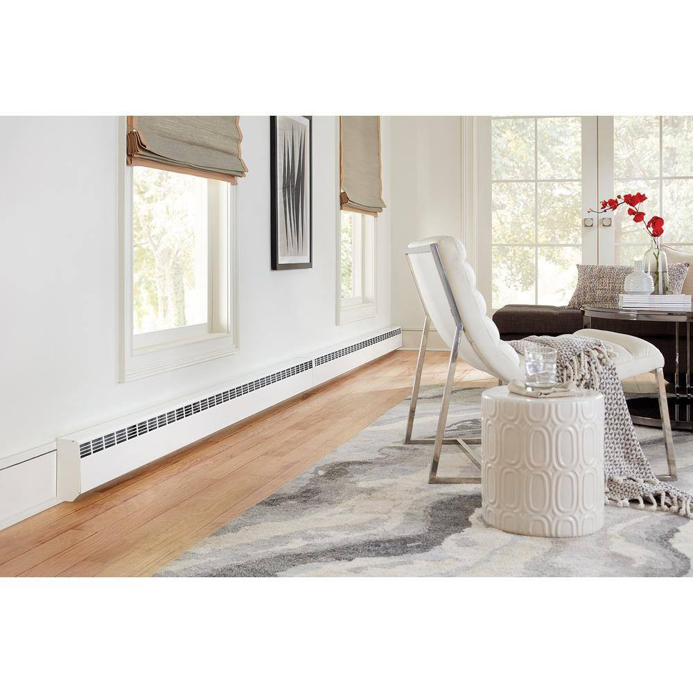 2 In. Left End Cap in Brite White