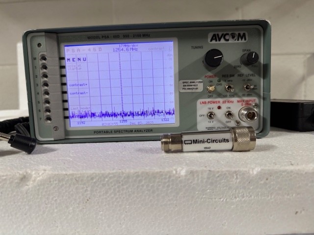 AVCOM PSA 45D PORTABLE SPECTRUM ANALYZER