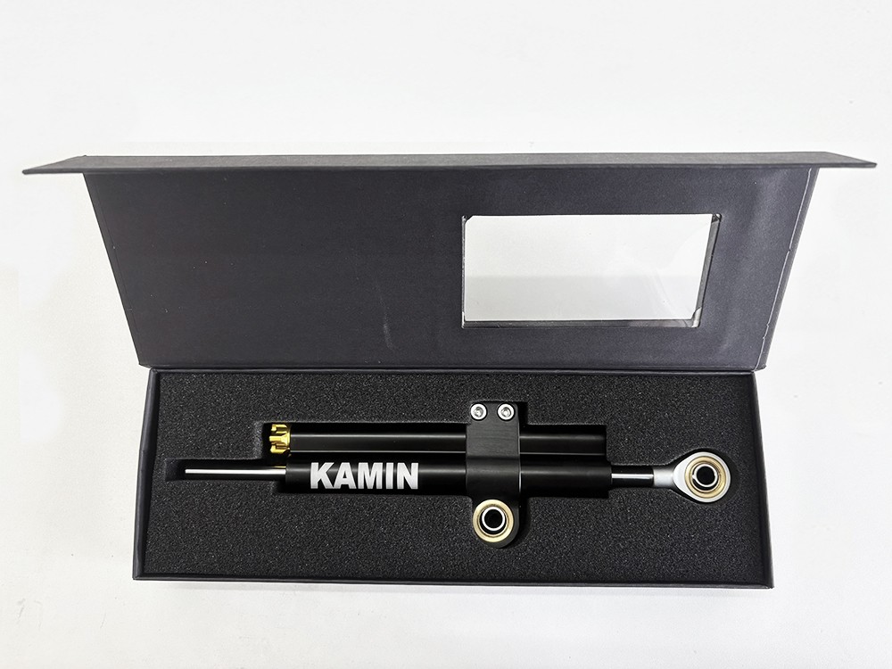KAMIN Universal Motorcycle Steering Damper Stabilizer Buffer Control Accessory