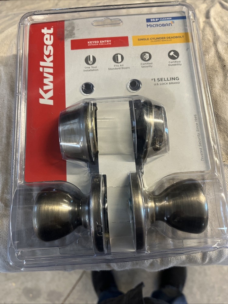 kwikset door lock set