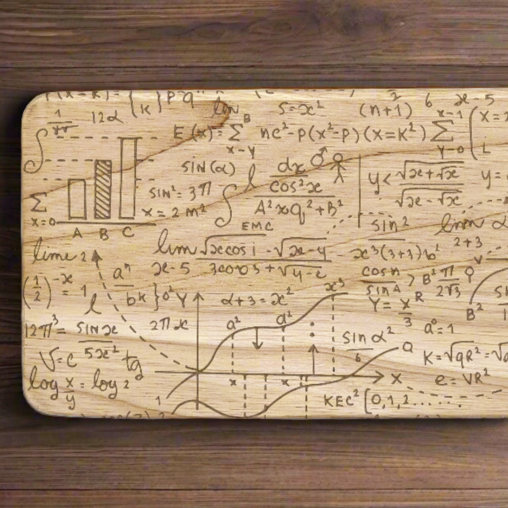 MATH EQUATIONS Cutting Board
