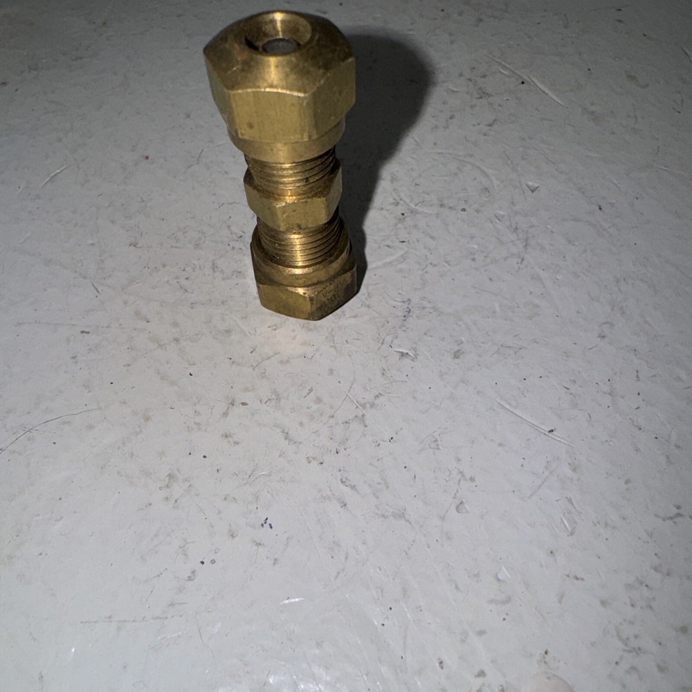 1/4" Union Brass Compression Air brake Dot Fitting-