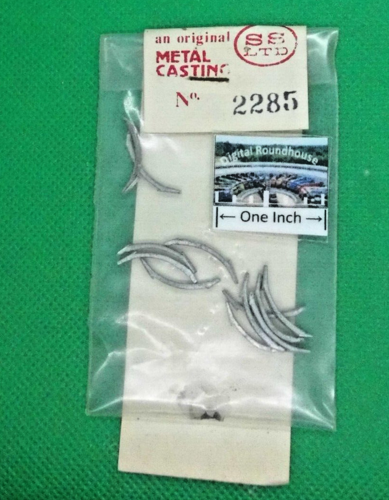 Scale Structures Limited HO #2285 Brackets, Large Eave (pkg 12) -Details Below