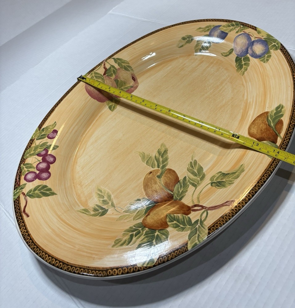 Hand Painted Ceramic Server By jay imports