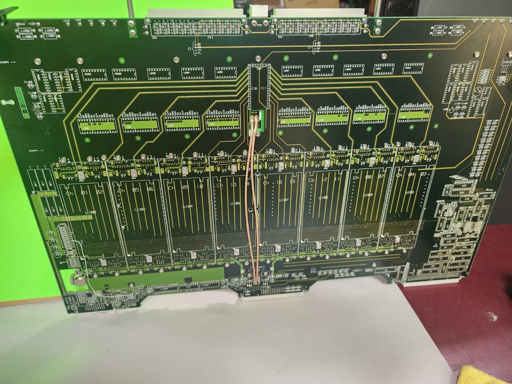 HP/ Agilent 83000 E2770-66501P PCB Board- With 8each - 8mb Modules E2778- 86502