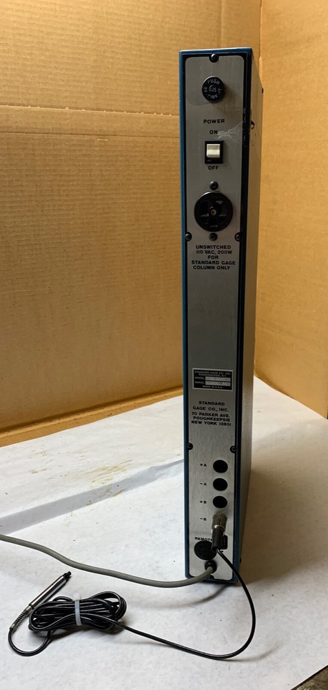STANDARD GAGE CO. Smart Column No. E8-8000 - with Probe No. E4 8014 - NICE
