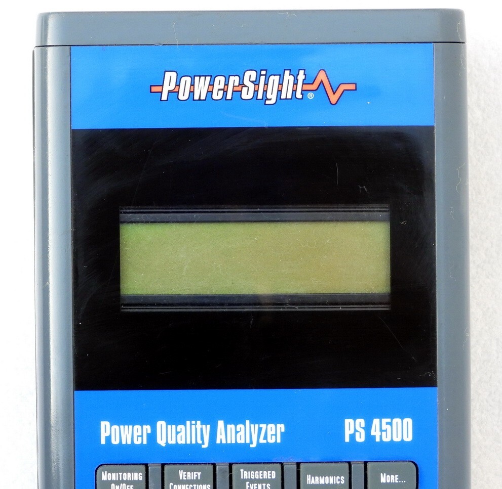 POWERSIGHT MODEL PS4500 DIGITAL PORTABLE REMOTE OPERATED POWER QUALITY ANALYZER
