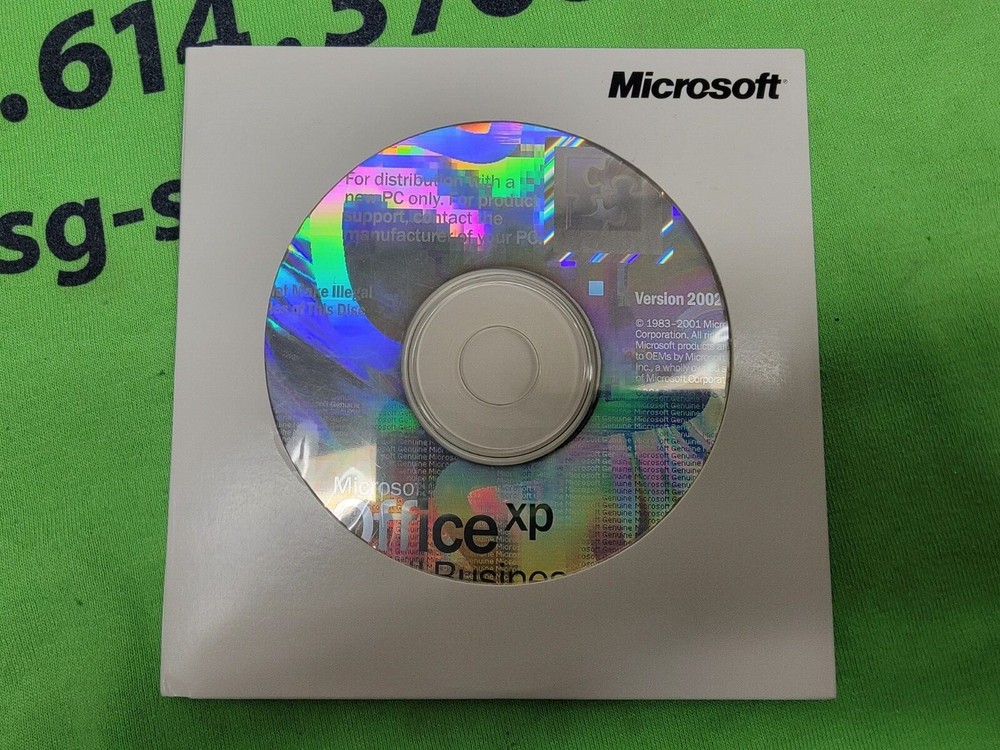 Microsoft Office XP Small Business Version 2002 with Product Key