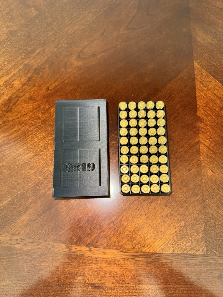 9mm Ammo Box 50rd Capacity 3 Pack